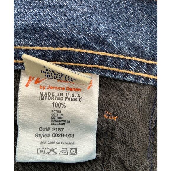 Citizen Of Humanity Denim Jeans Womens Size 28 Bootcut Low Rise Whiskers Blue - Picture 9 of 10